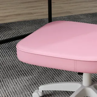 Silla de oficina giratoria rosa