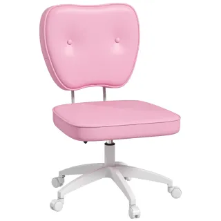 Silla de oficina giratoria rosa