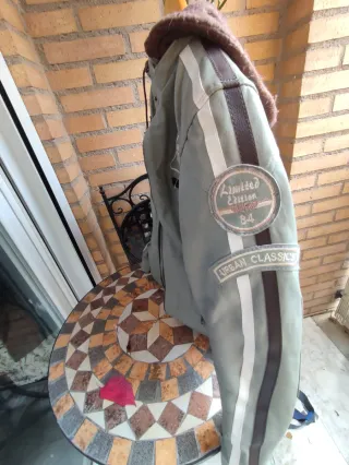 Chaqueta Moto Cuero Mujer