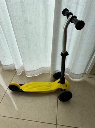 Patinete infantil 3 ruedas amarillo