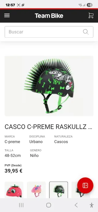 Casco Raskullz Youth Corazones Morados