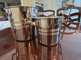 2 Cubiteras Hieleras Inox Tramontina