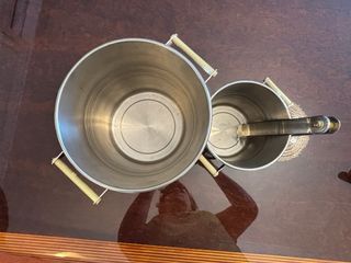 2 Cubiteras Hieleras Inox Tramontina