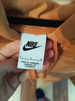 Sudadera Nike Hombre Naranja