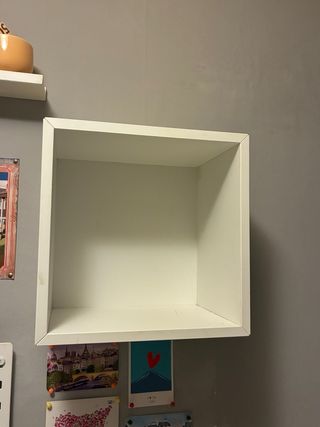 mesa MICKE, cubo EKET, tablero SKÅDIS, silla sklum