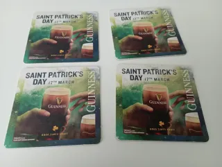 4 Sottobicchieri Guinness Saint Patrick's Day