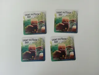 4 Sottobicchieri Guinness Saint Patrick's Day