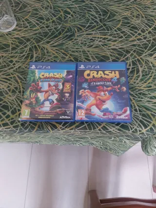 2 Juegos PS4: Crash Bandicoot N. Sane Trilogy y 4