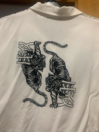 Blusa Bershka Blanca Talla S