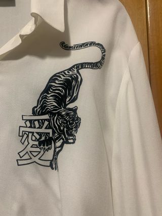 Blusa Bershka Blanca Talla S