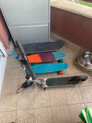 Pack 2 Patinetes y 3 Monopatín