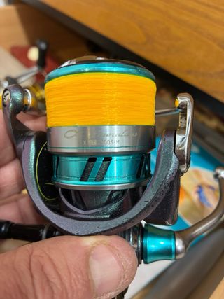 Carrete de pesca esmeralda