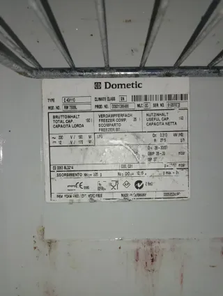 Frigorífico Dometic Trivalente RM 7655L