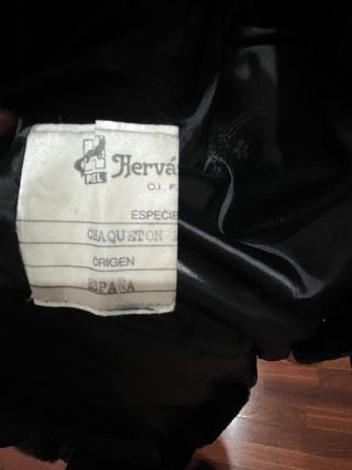 Abrigo Piel Mutón Hervás Piel Talla Única