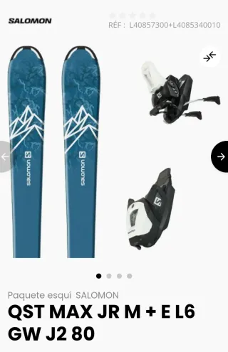 Equipo nuevo de Ski.