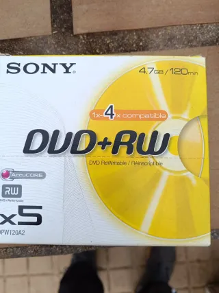 DVD+RW Sony 4.7GB 120min 1x-4x