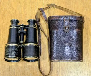 Binoculares Lemaire París Antiguos + Funda