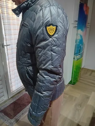 Piumino uomo grigio tagliaxxl