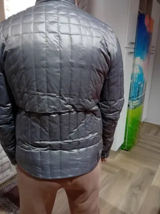 Piumino uomo grigio tagliaxxl