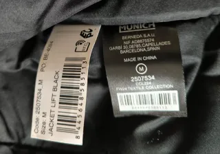 Chaqueta Munich LIFT, talla M, Nueva sin etiqueta