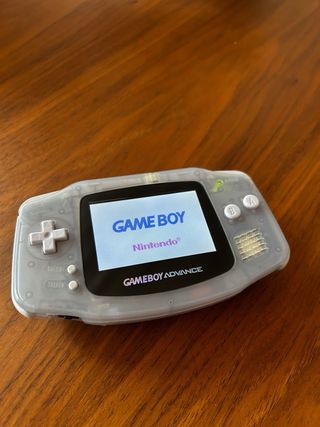 Nintendo Game Boy Advance Gris Transparente