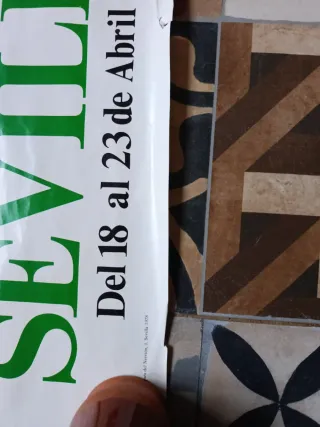 Cartel Feria de Abril Sevilla 1978