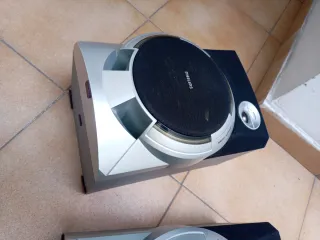Altavoces Philips Negros y Plateados