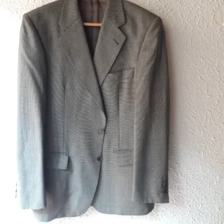 Traje de hombre gris claro S