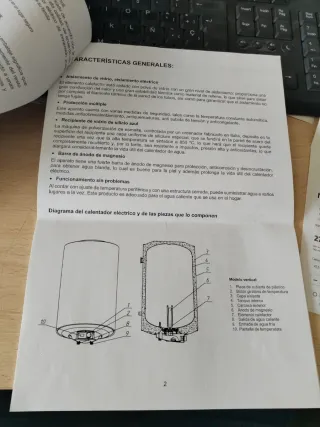 Termo Eléctrico Agua 150L Ferroli