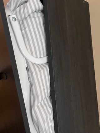 Cama Abatible Gris Carbón 134x206x34