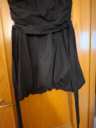 Vestido negro fiesta tirantes