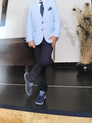 Traje comunión niño T.12-13 + zapatos