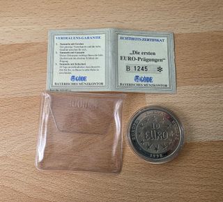 Moneta/Medaglia 10 Euro Germania 1992 Europa