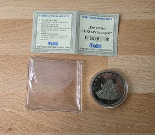 Moneta/Medaglia 10 Euro Germania 1992 Europa