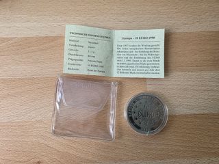 Moneta/Medaglia 10 Euro Germania 1992 Europa