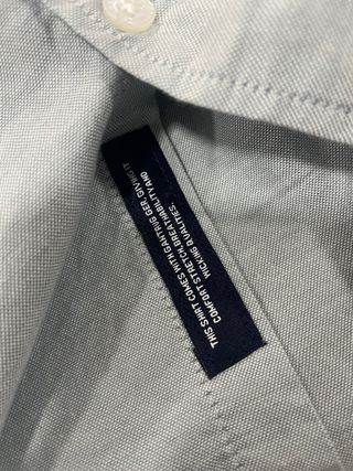 Camisa Gant Gris Manga Larga