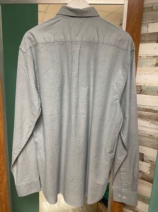 Camisa Gant Gris Manga Larga