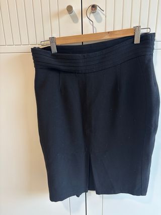 Falda Adolfo Domínguez Talla 38 Negra