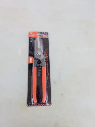 Tijeras Cortachapa 250mm Naranja