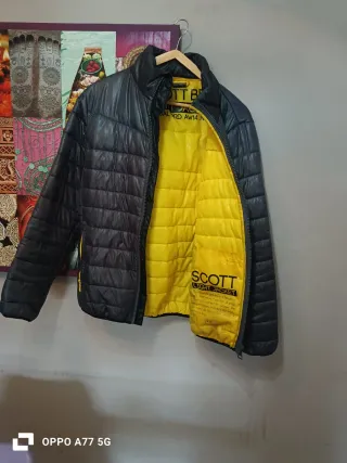 Chaqueta Scott Negra/Gris