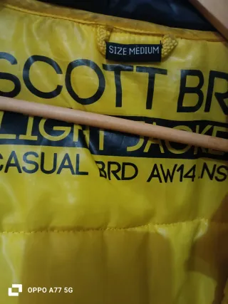 Chaqueta Scott Negra/Gris