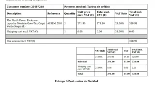 Chaqueta The North Face Gore-Tex Talla M