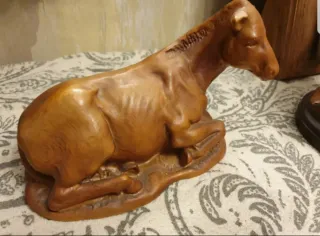 Belen grande Sagrada Familia escayola Niño tarado