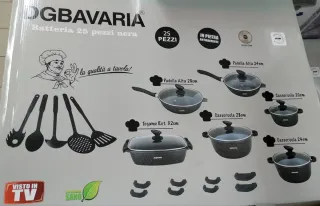 Batteria pentole DGBAVARIA 25 pezzi