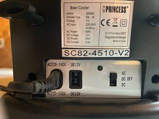 Dispensador Cerveza Barril 5L Princess