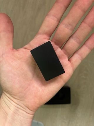 Mini cámara de vídeo negra