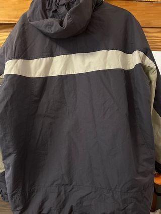 Chaqueta Columbia gris y blanco