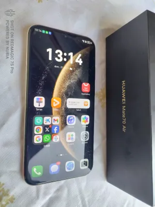 Huawei Mate 70 Air 512GB Blanco/Dorado