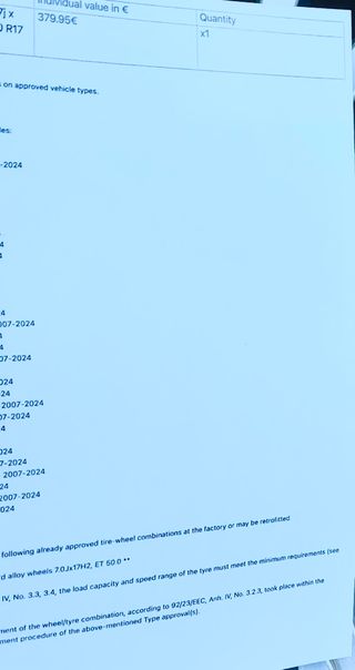 JUEGO 4 LLANTAS FORD 5X108 17