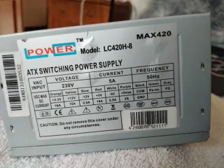 Fuente Alimentación ATX POWER LC420H-8